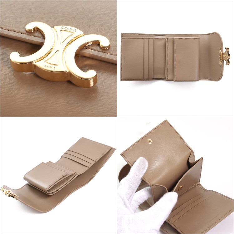 CELINE（セリーヌ） スモール フラップウォレット トリオンフ