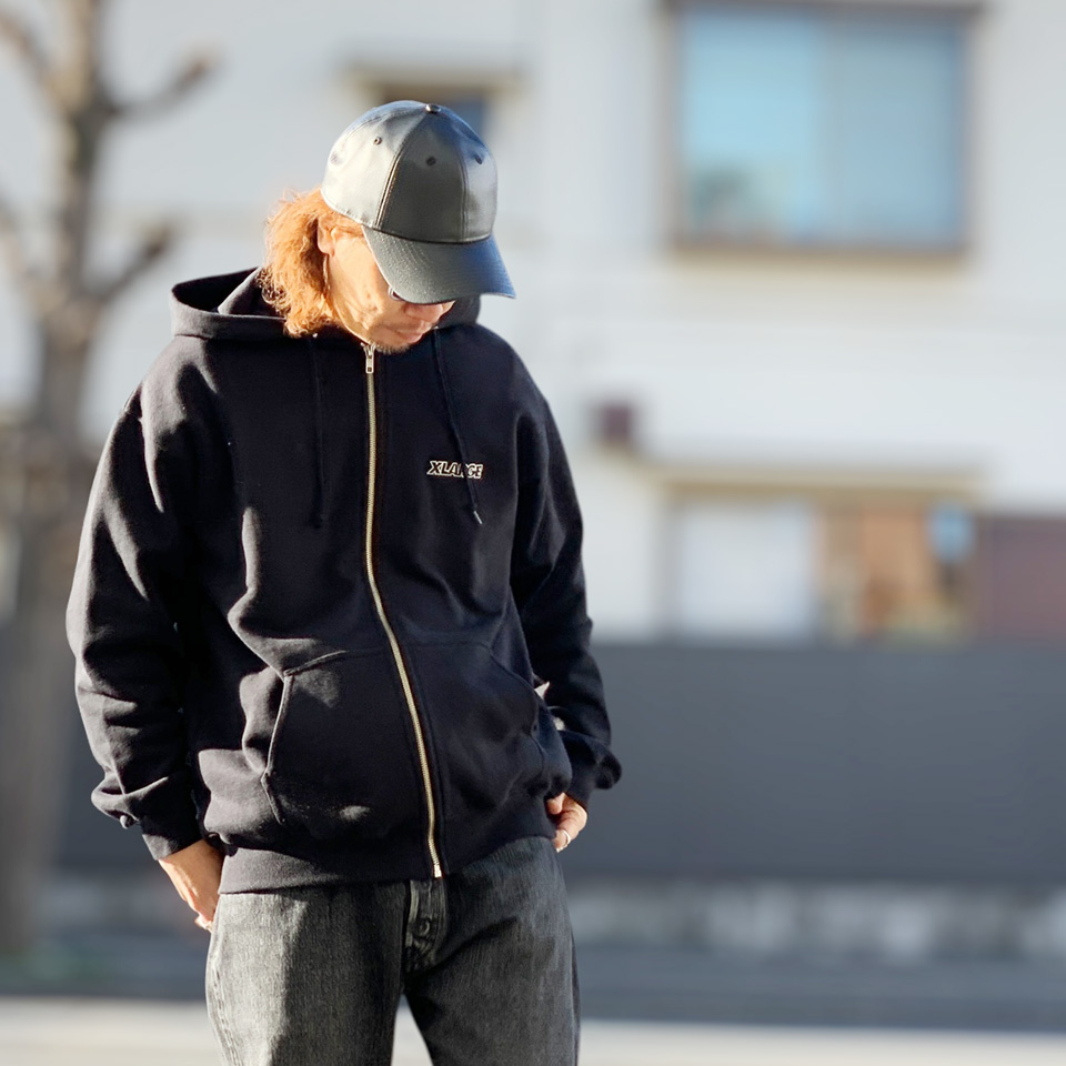 XLARGE（エクストラ ラージ） 全2色 ジップパーカー OG BOX ZIP UP