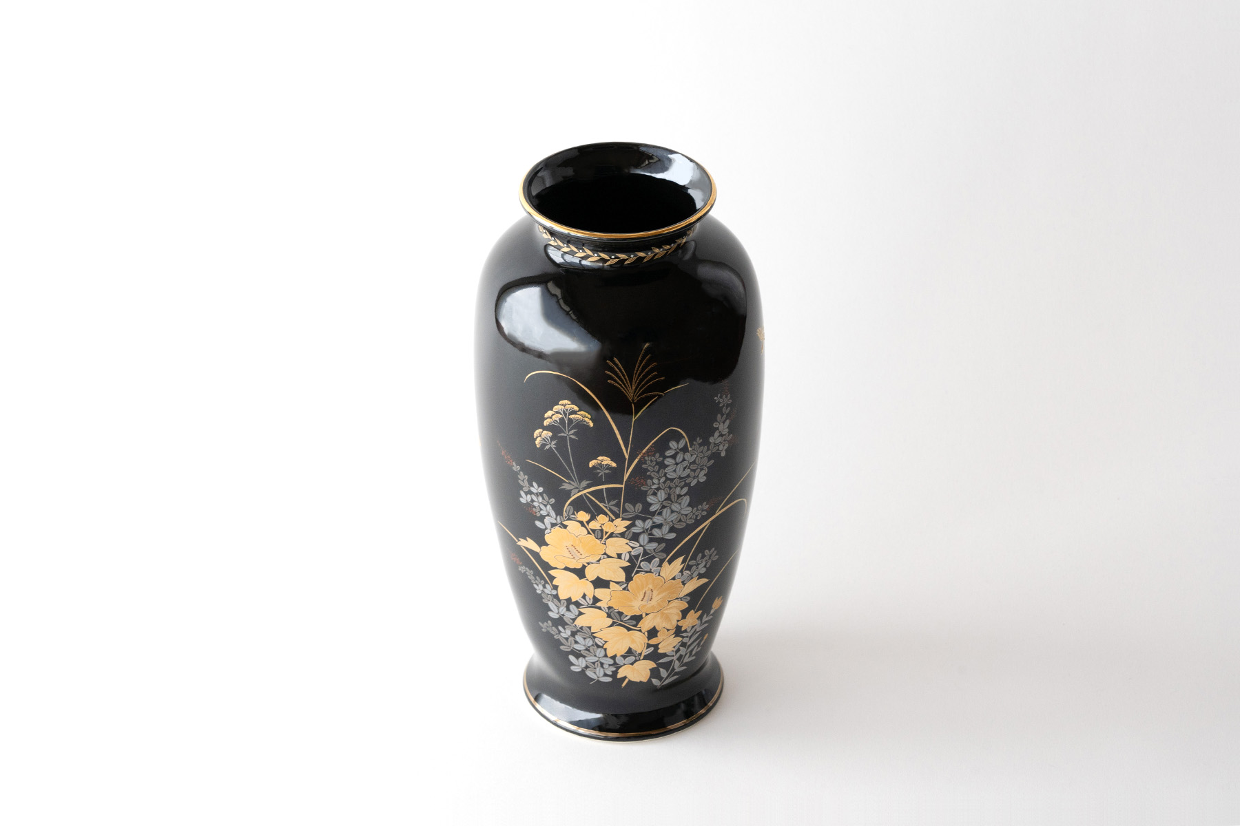 薩摩花瓶 金芙蓉 10号 陶器 おしゃれ 32センチ 1尺 モダン 花器 客間