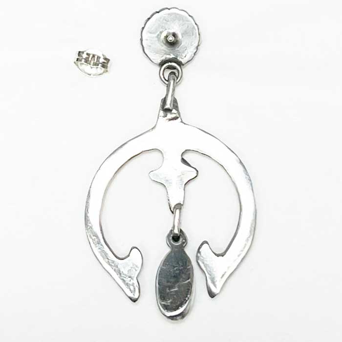 インディアンジュエリー ターコイズ コンチョ ナジャ ピアスINDIAN