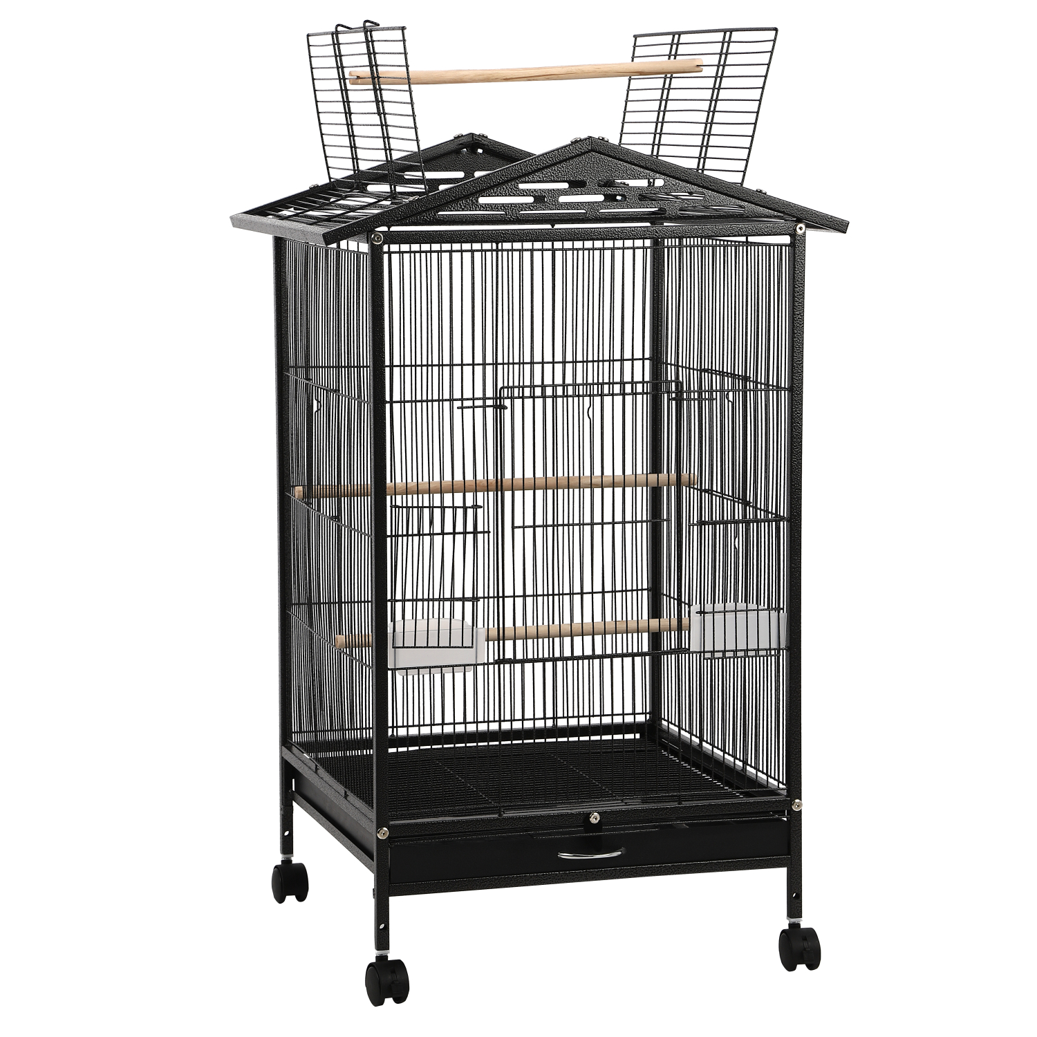 CAGE ONE 鳥かご 天井オープン 低重心 三角 屋根型 バードケージ 鳥