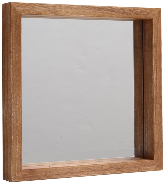 アンティーク仕上げ ウォールミラー 300×300 / 壁掛け鏡 壁掛けミラー