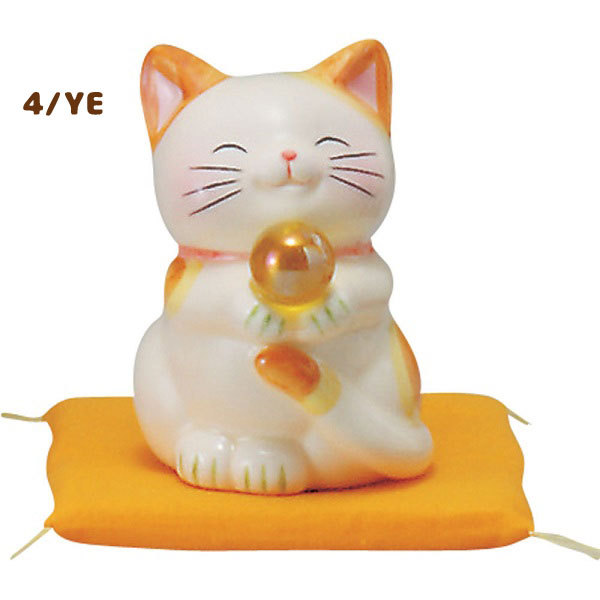 風水 サンアート 開運雑貨 ハッピーキャット 猫の置物 小 SAN600 病気