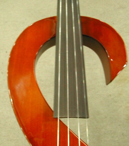 ミッキーマウスデザイン 電子バイオリン本体とケース サイレント S形