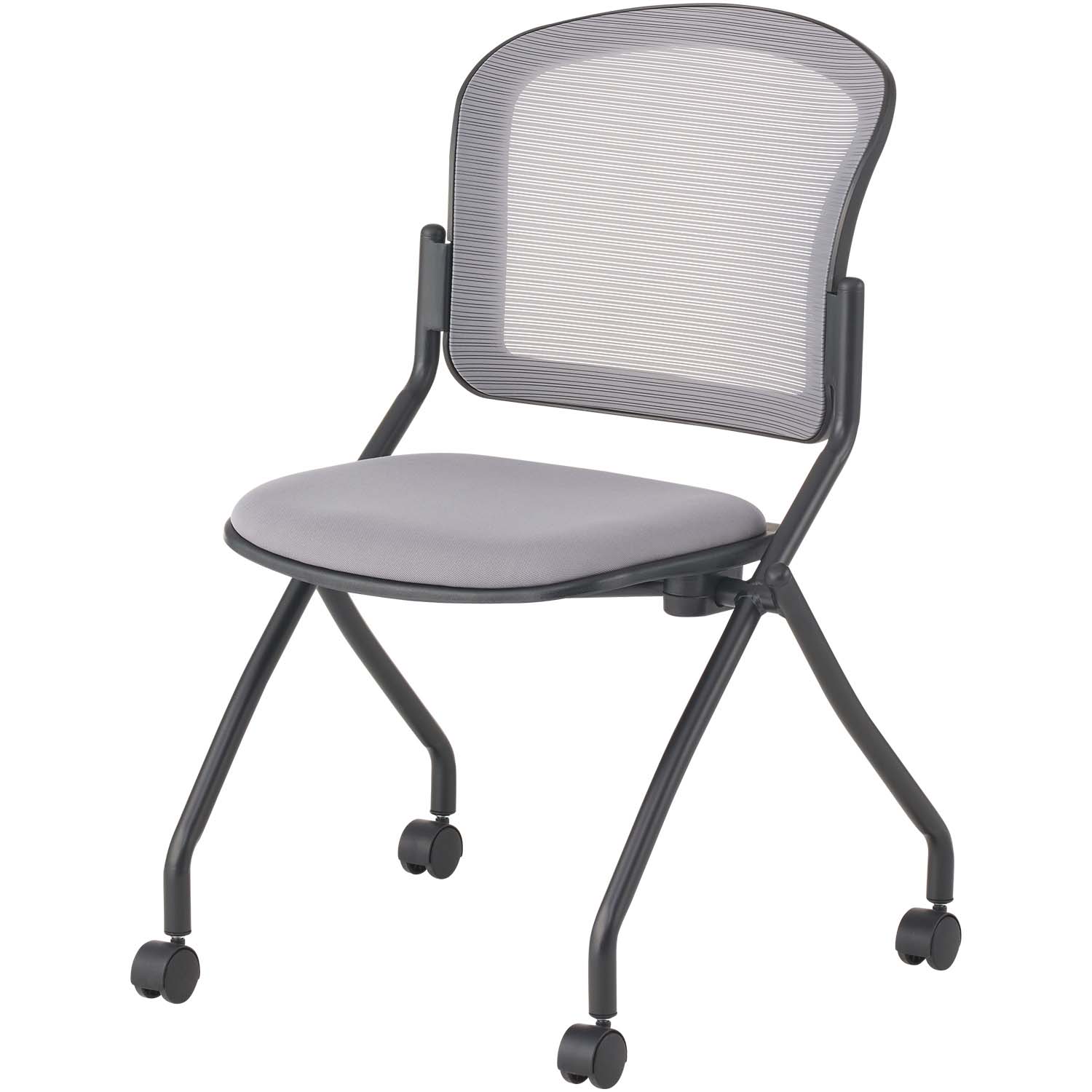 オフィスコム 法人様限定 2脚セット メッシュネスティングチェア2