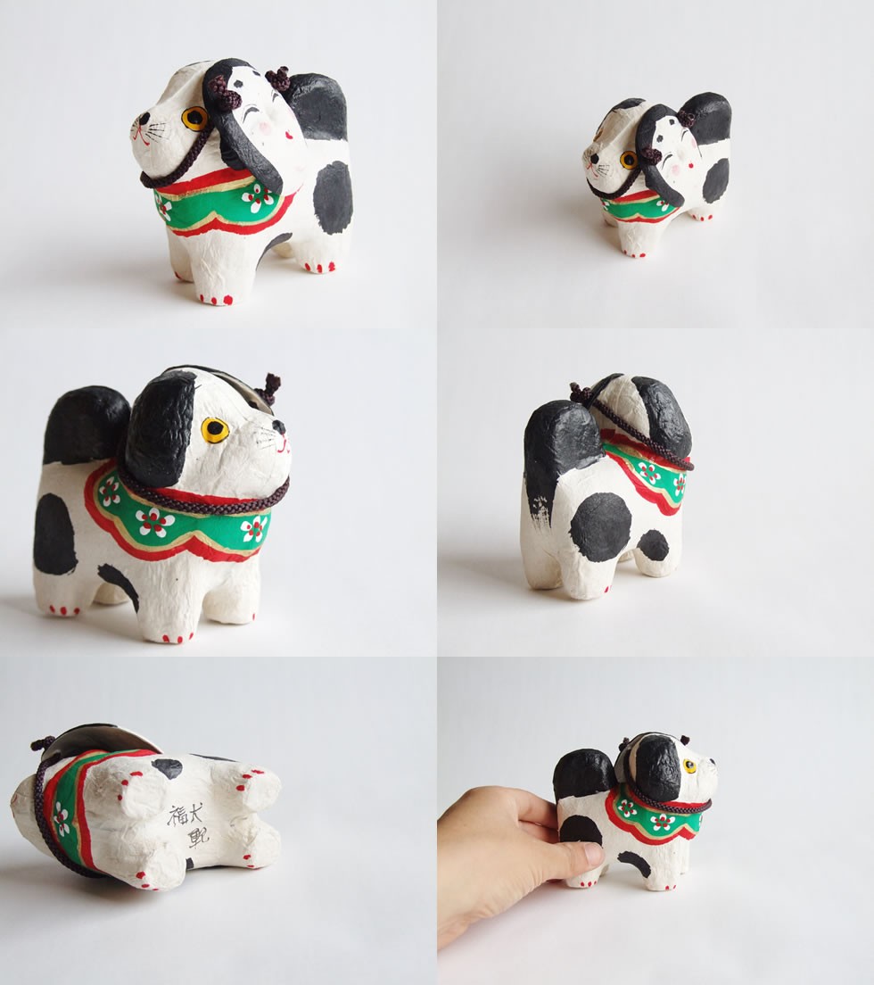 郷土玩具 民藝 岩手県 六原張子 さわはん工房 福犬 : おまめ - 通販