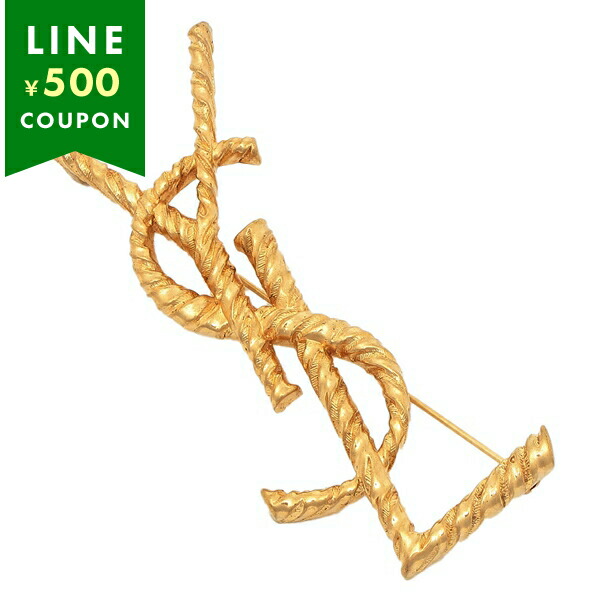 SAINT LAURENT サンローランパリ ブローチ カサンドラ YSLブローチ