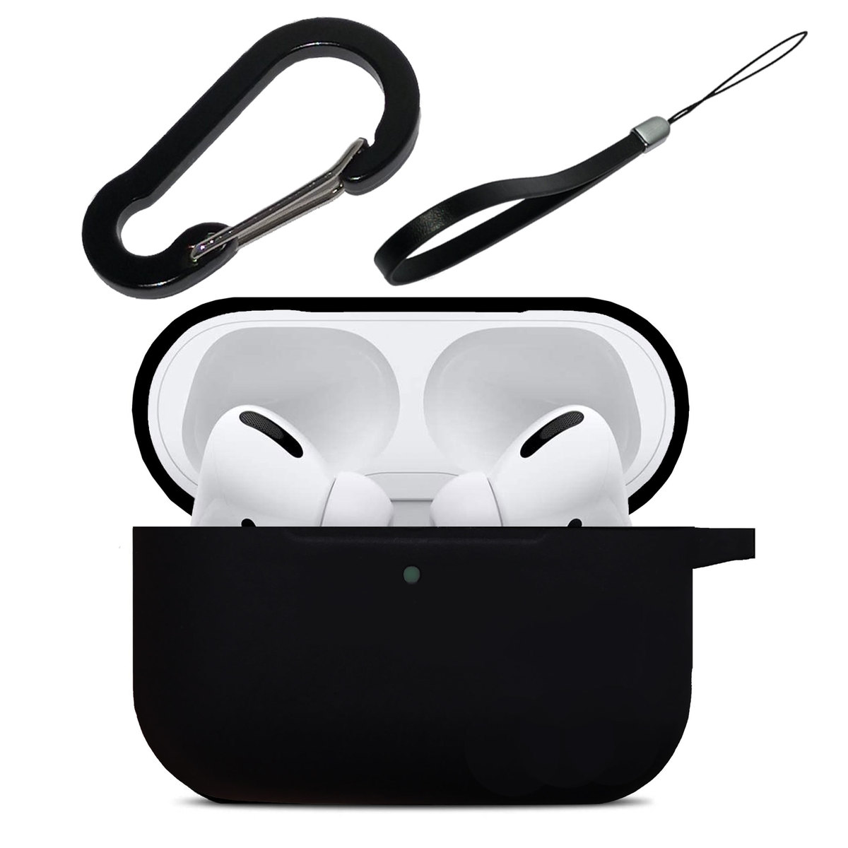 AirPods Pro ケース 3点パーフェクトセット カバー カラビナ