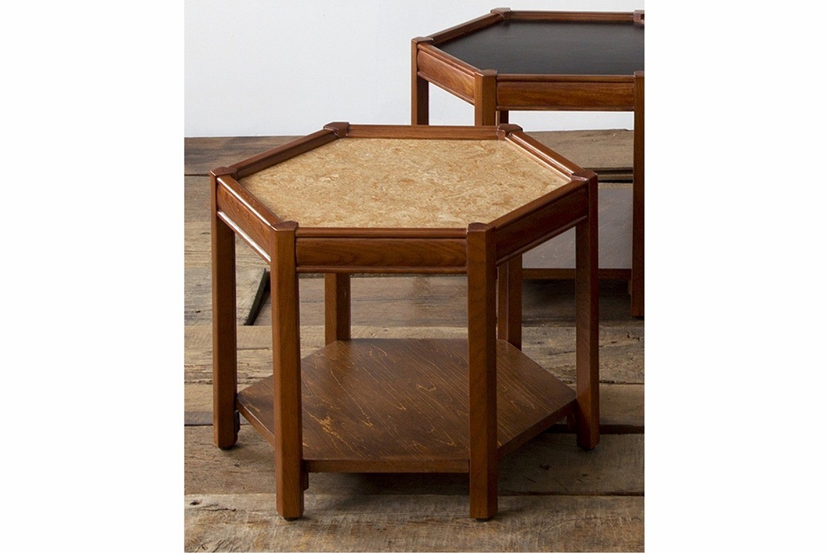 ACME Furniture（アクメファニチャー） BROOKS HEXAGONTABLE ベージュ