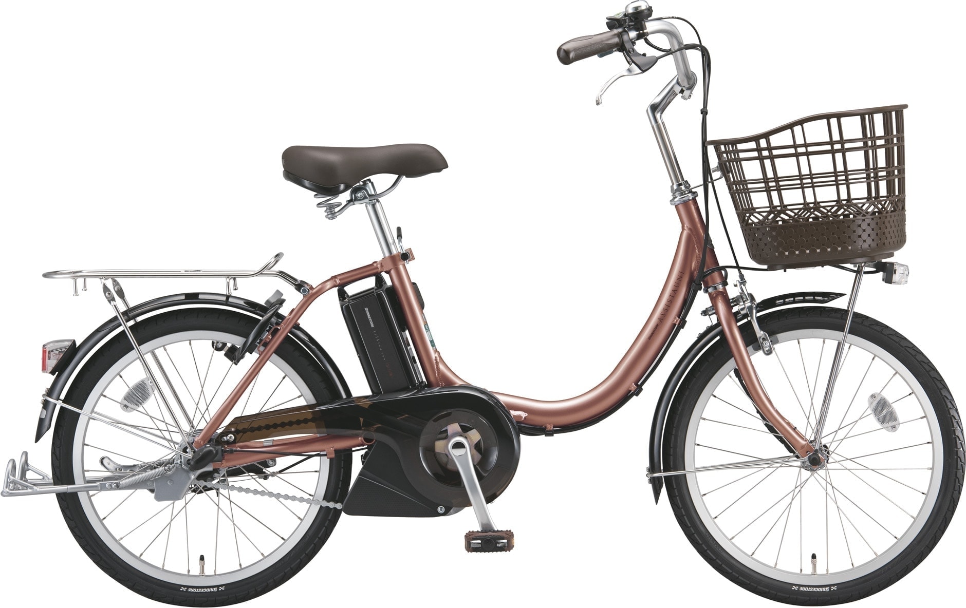 Assista パンクしない ブリヂストン 電動アシスト自転車 アシスタユニ