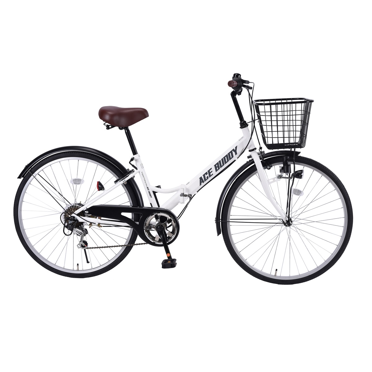 ホワイトシティサイクル 6段変速 前カゴ付き相談中