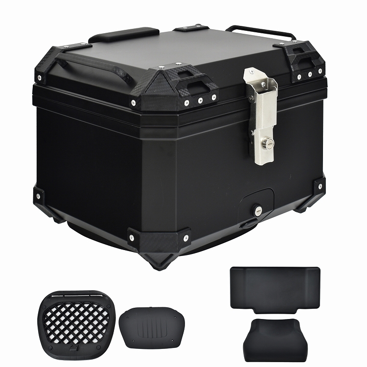 バイク リアボックス バイクボックス 大容量 55L トップケース リヤ