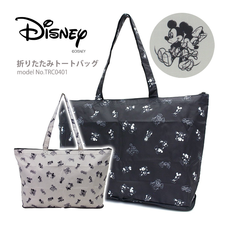 Disney（ディズニー） ミッキーマウス ミニーマウス 折りたたみトート