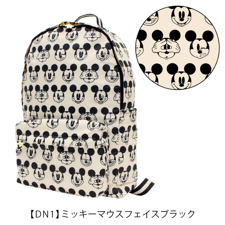 Siffler（シフレ） ミッキーマウスフェイス 折りたたみリュックサック