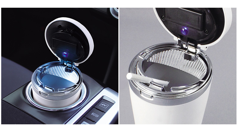 槌屋ヤック PZ-627 YAC 車載用灰皿 タンブラーアッシュ WH ホワイト