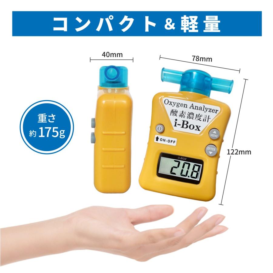 酸素濃度計 i-Box ペット用酸素ケージ内の濃度測定 酸素室 犬 猫