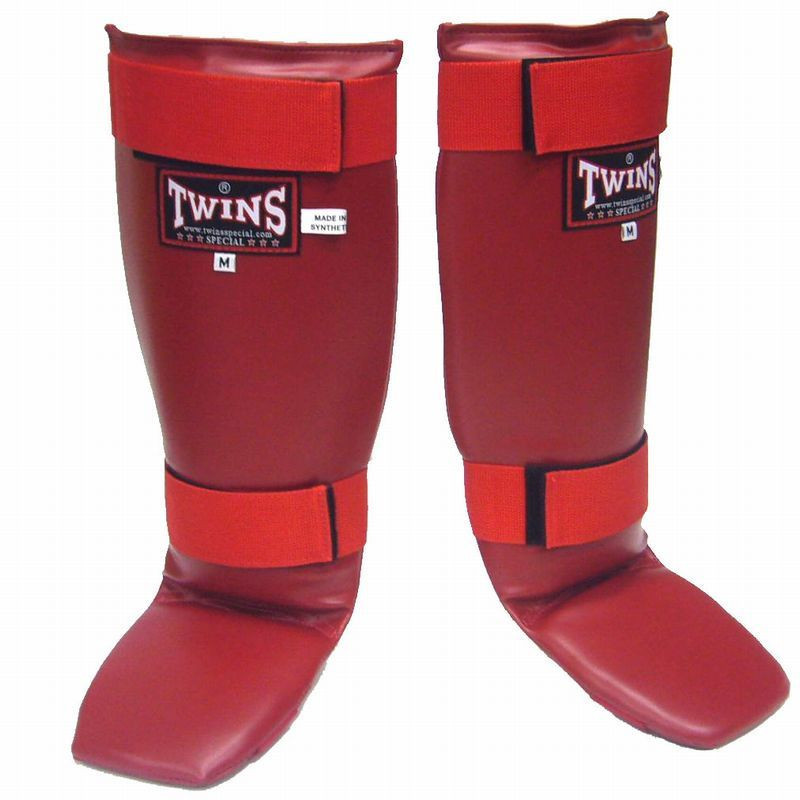 ツインズ TWINS 合皮製 キックボクシング レガース スネサポーター