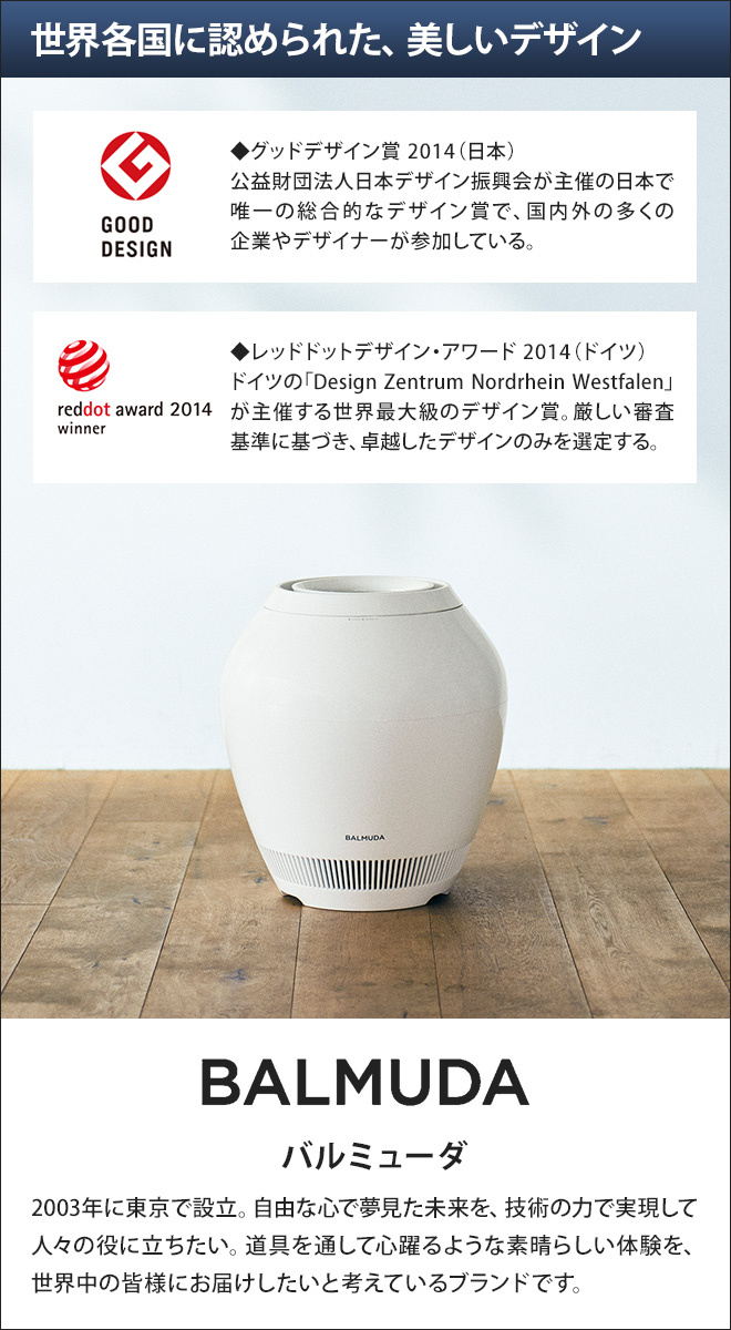 2021年製 BALMUDA バルミューダ Rain レイン 気化式加湿器 ERN-1100SD