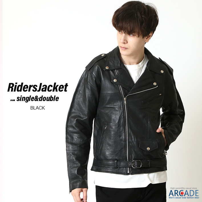 ARCADE（アーケード） 本革 ライダースジャケット メンズ アウター