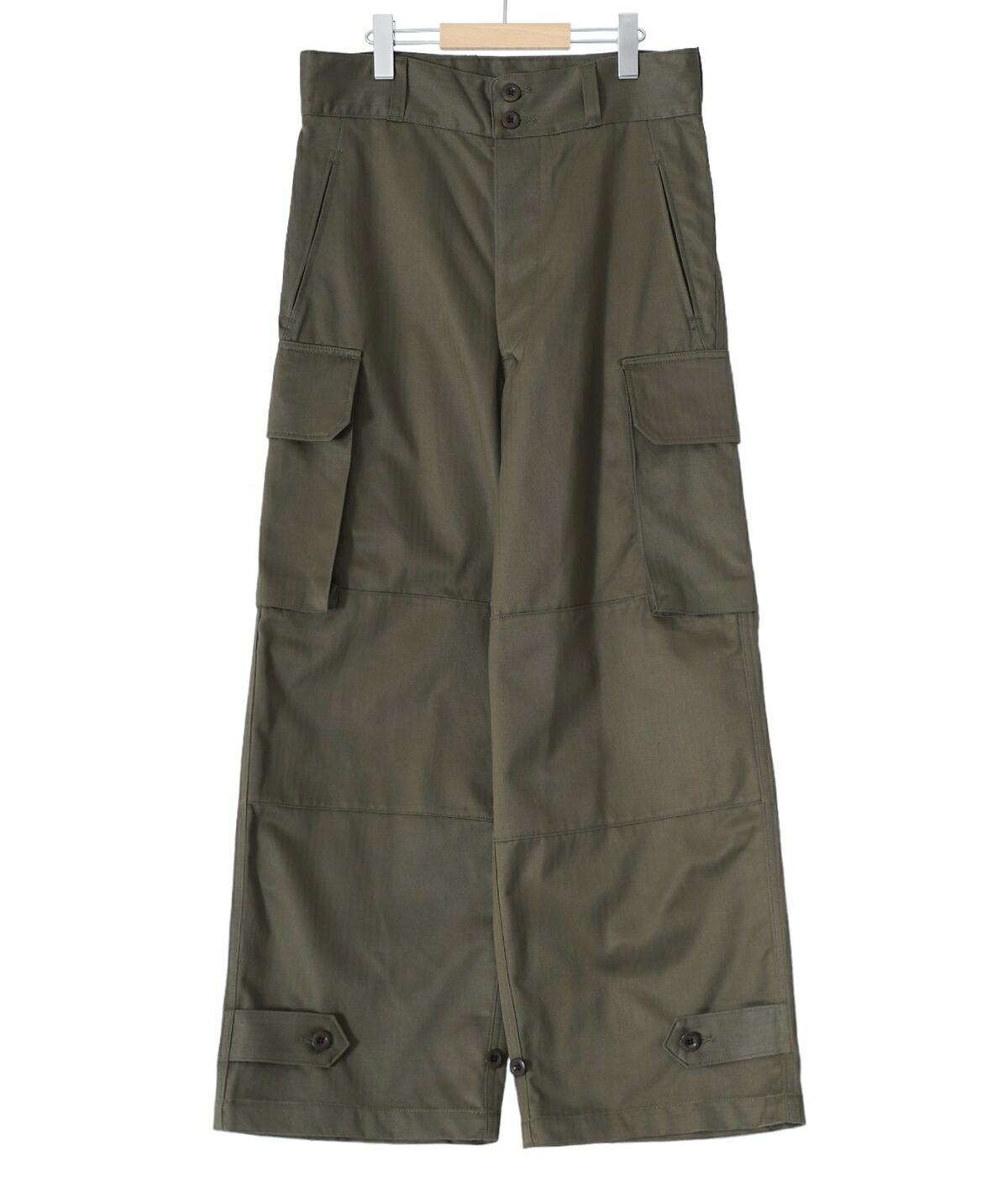 パンツ auberge lucha olive 40 AUBERGE 別注wide Trousers LUCHA｜doo