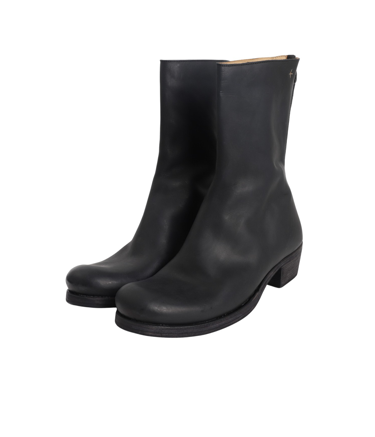 m.a+（エムエークロス） ： wo. back zipped tall boot w/heel