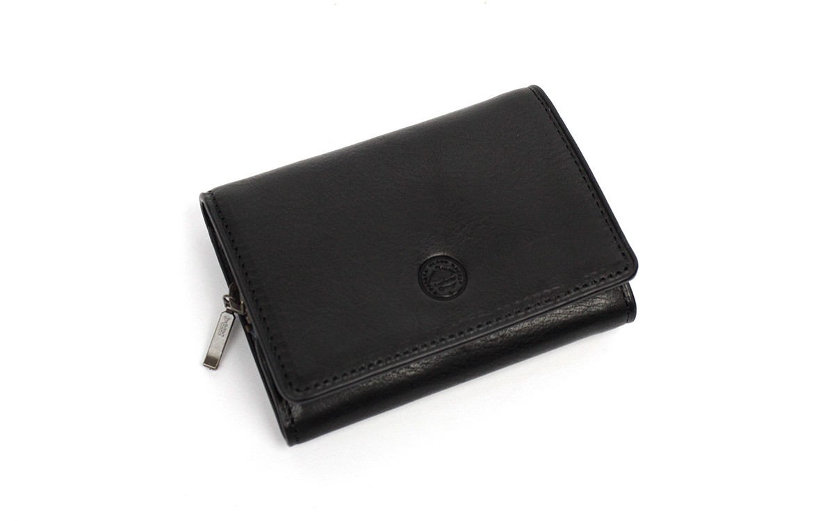 Dakota（ダコタ） 限定色ネイビー 三つ折り財布 BLACKLABEL ブラック