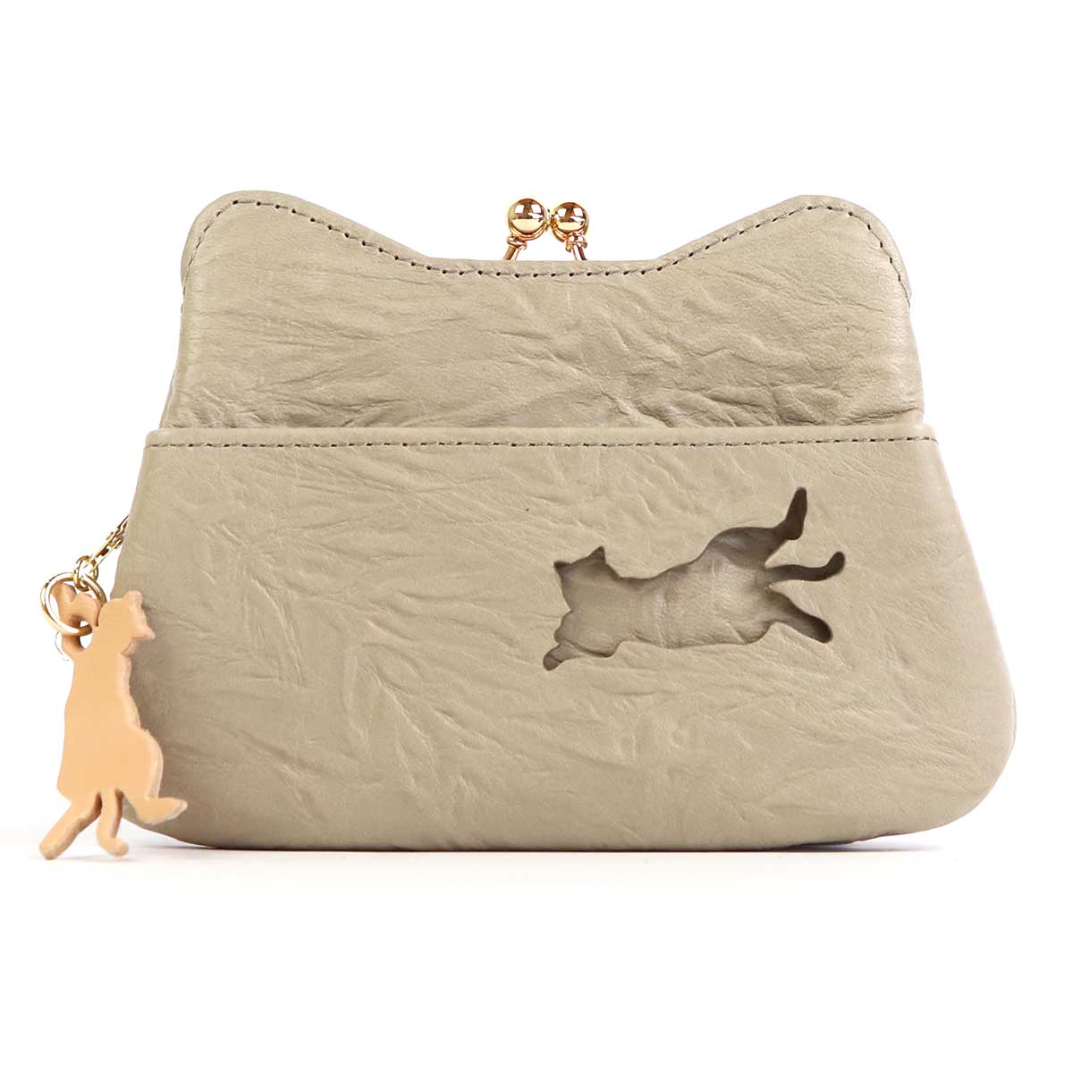 aoneco アオネコ がま口ミニ財布 保護ネコ支援 an002 猫 ねこ