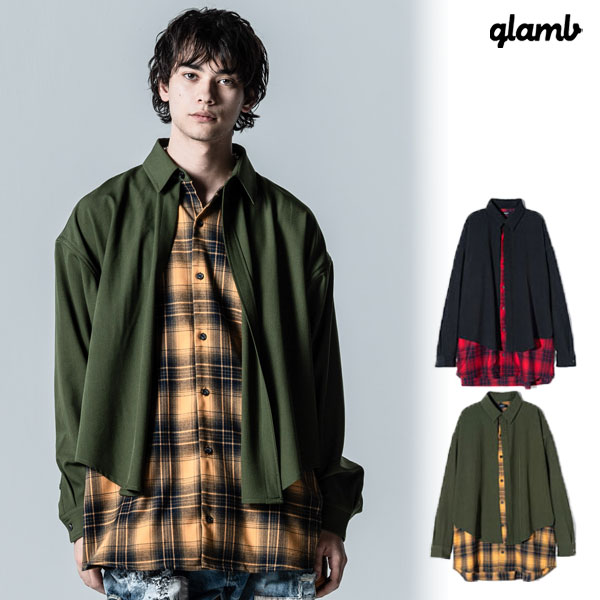 glamb（グラム） SALE セール 長袖シャツ glamb Double Layered Shirt