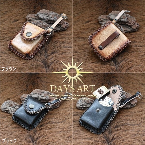 ZIPPOケース レザー 本革 ライターケース ジッポーケース 小銭入れ