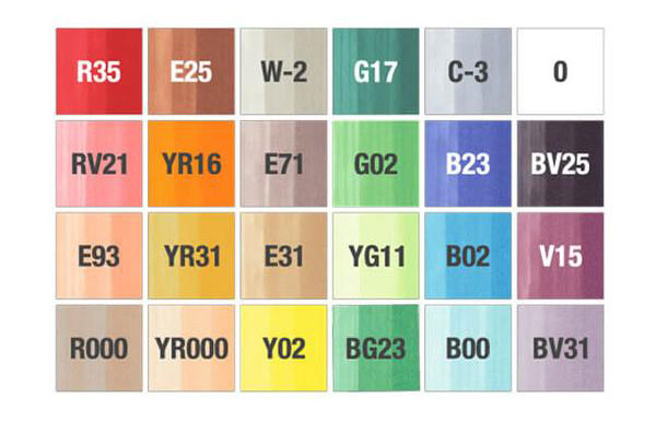 コピックチャオ 36色セット COPIC ciao マーカー コミック イラスト お