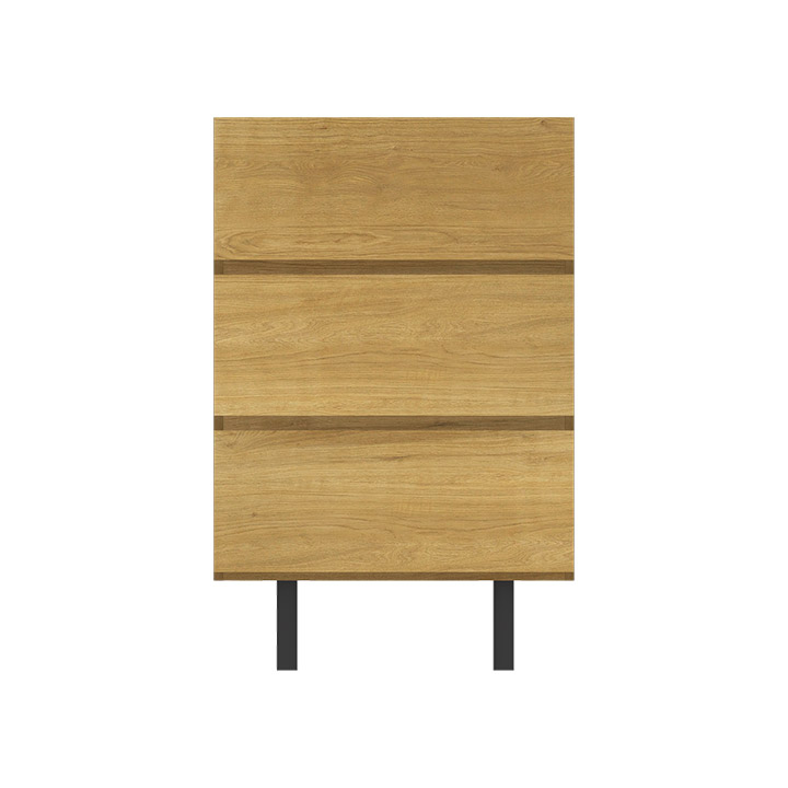 パモウナ チェスト 幅60cm 3段 WV ナチュラル グレー ウォールナット