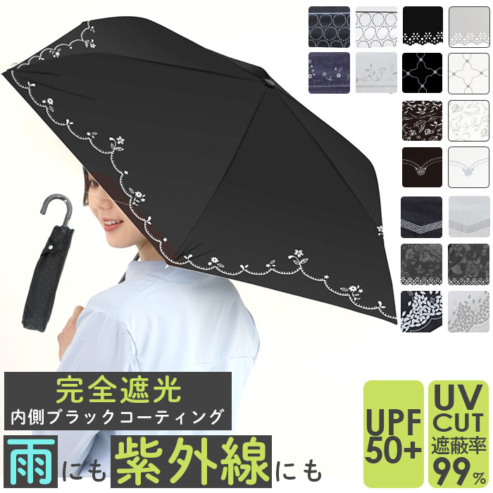 MUTA 日雨兼用傘（日傘、雨傘） ブラック/ホワイト MUTA 日雨兼用傘