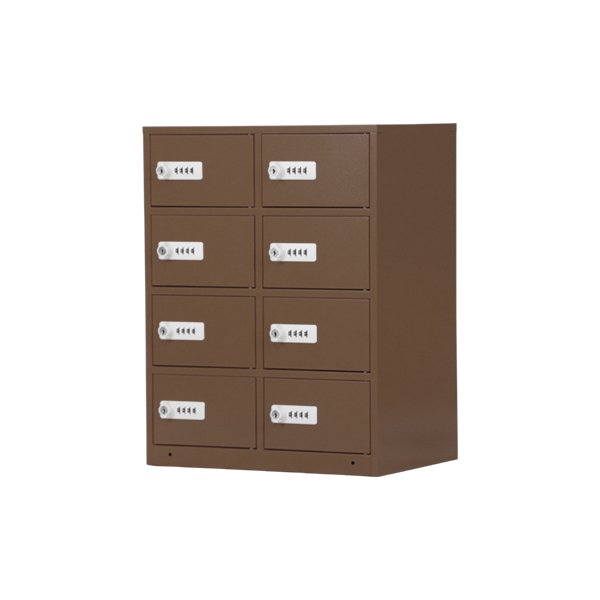 ロッカー 貴重品ロッカー おしゃれ 8人用 完成品 ダイヤル錠 選べる