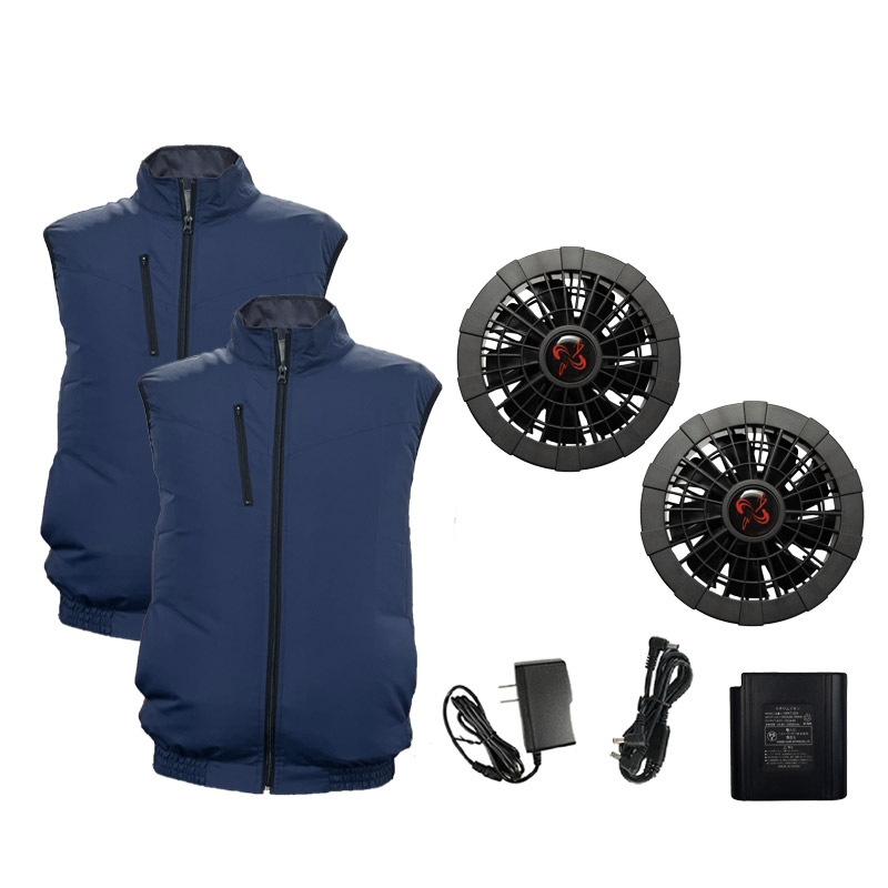 空調服ウィンドコア21Vバッテリーファンセットベスト付きワークマン