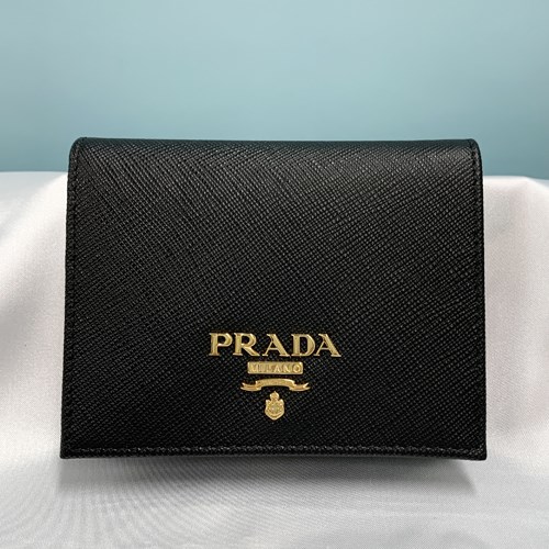 PRADA（プラダ） サフィアーノレザー 二つ折り財布 レディース