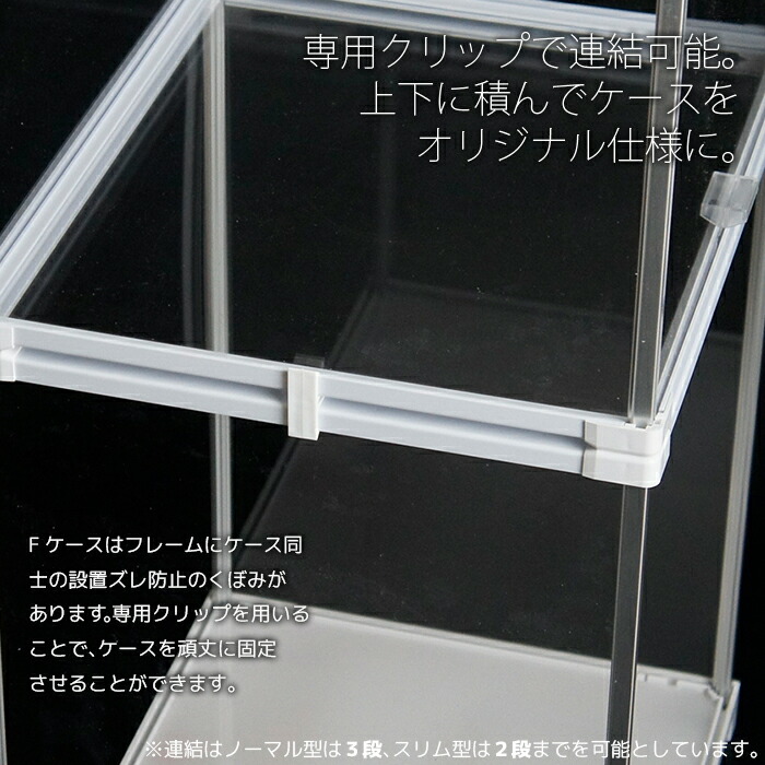 UVカット コレクションケース LEDなしタイプ (背面クリア) フィギュア