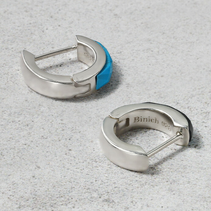 Binich（ビニッチ） シルバー925 フープピアス メンズ レディース