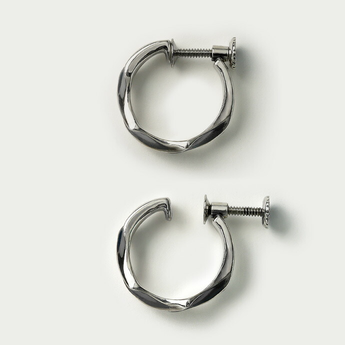 Binich（ビニッチ） ツイスト デザイン イヤリング メンズ レディース