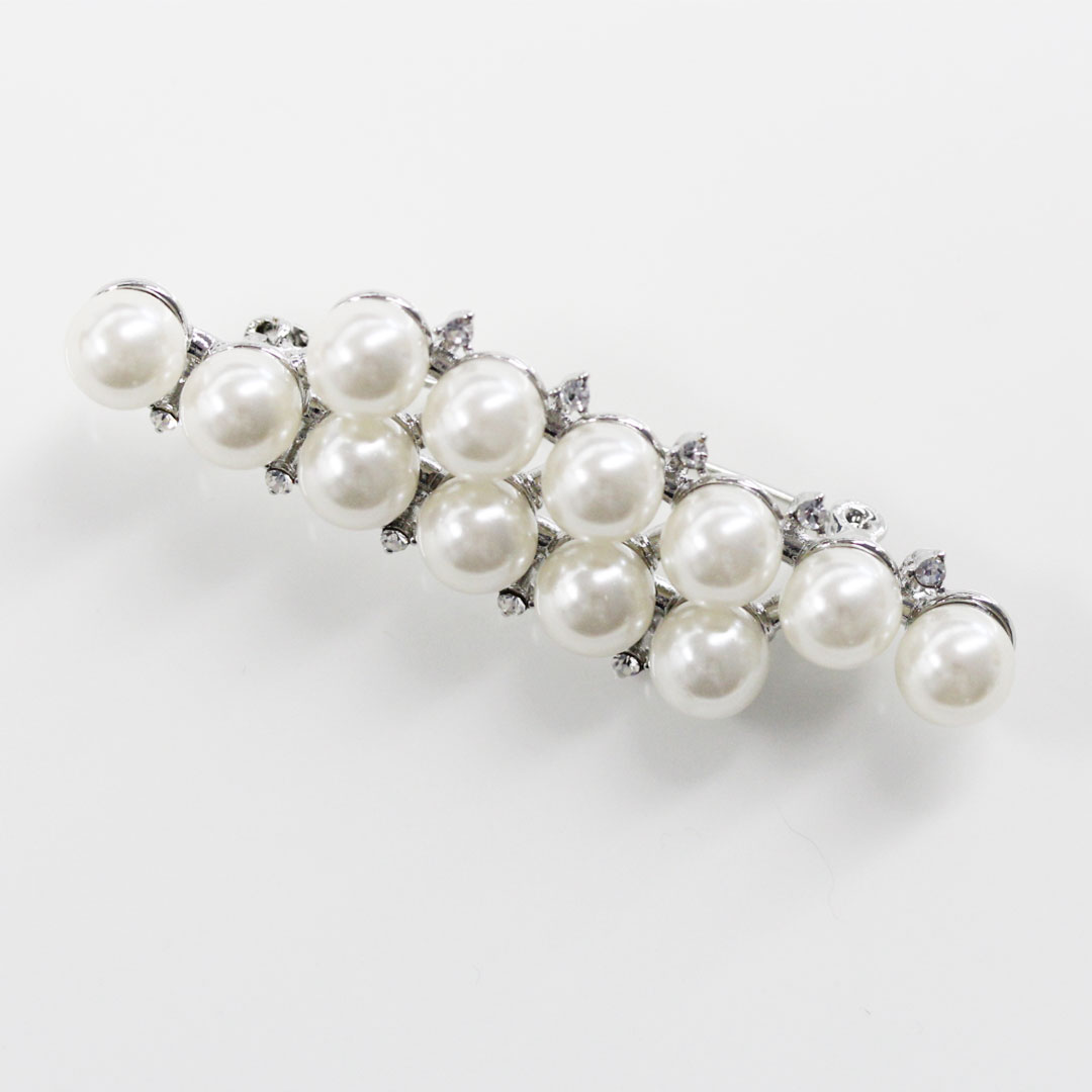 Fleur パールブローチ 真珠ブローチ 真珠 パール ピン ブローチ バー