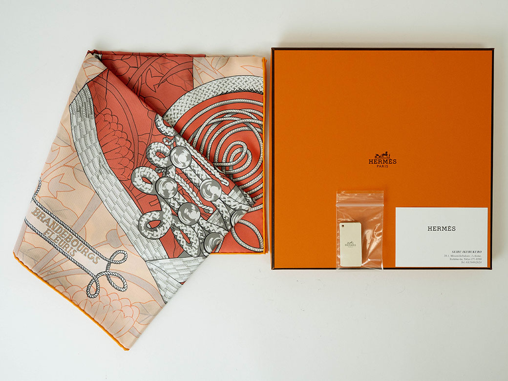 HERMES（エルメス） スカーフ カレ90 ダブルフェイス ブランデンブルク