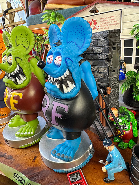 ラットフィンクボビングヘッド4体フィギュア3体セットアメリカン雑貨