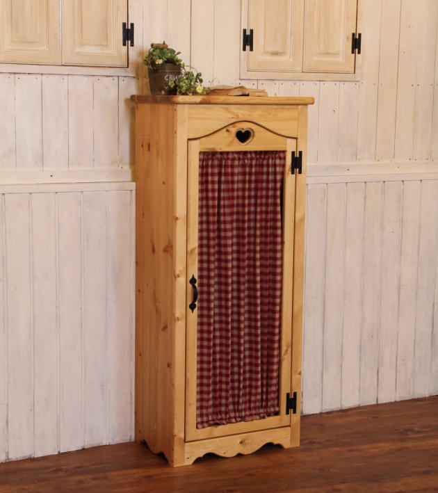 16】カントリー家具 ハンドメイド カントリー調 キャビネット ハートの