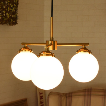 ペンダントライト 3灯 シーリングライト ガラス 丸 おしゃれ 北欧 led
