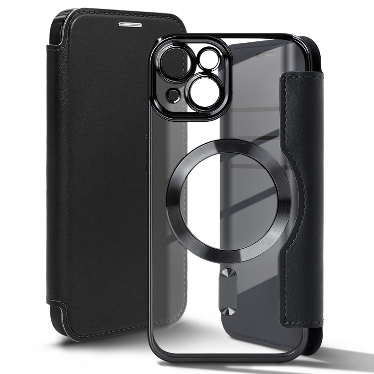 ZENIX DESIGN TECH 訳あり iPhone15 ケース 手帳型 MagSafe iphone14