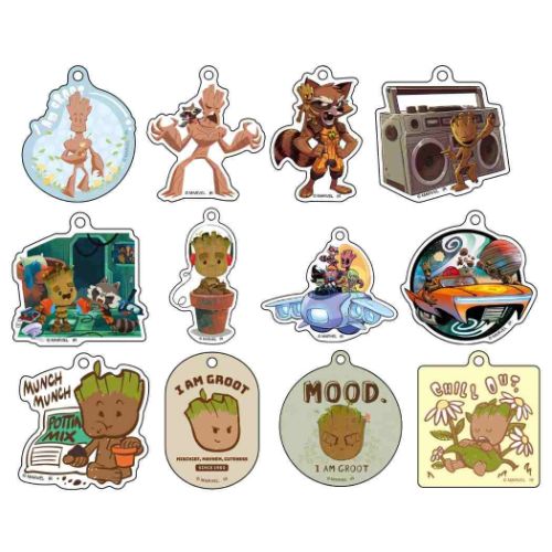 MARVEL（マーベル） キーチェーン グルート GROOT ブラインドアクリル