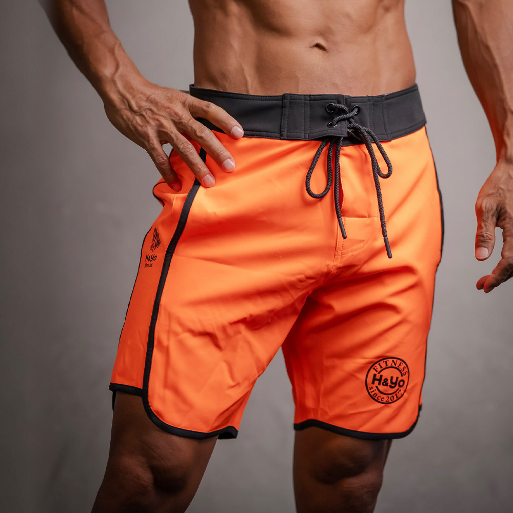 LYFT サーフパンツ【Lサイズ】 黒/オレンジ LÝFT Stage Shorts - Orange