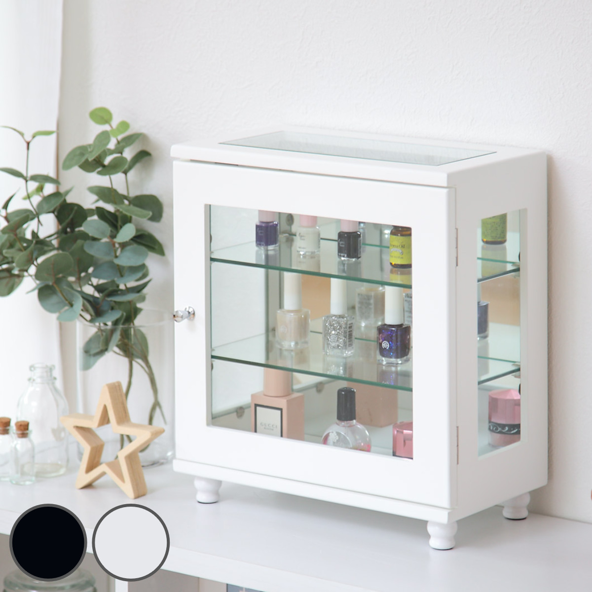 ショーケース ガラス 棚 ラック 飾り台 昭和レトロ 店舗什器 陳列棚