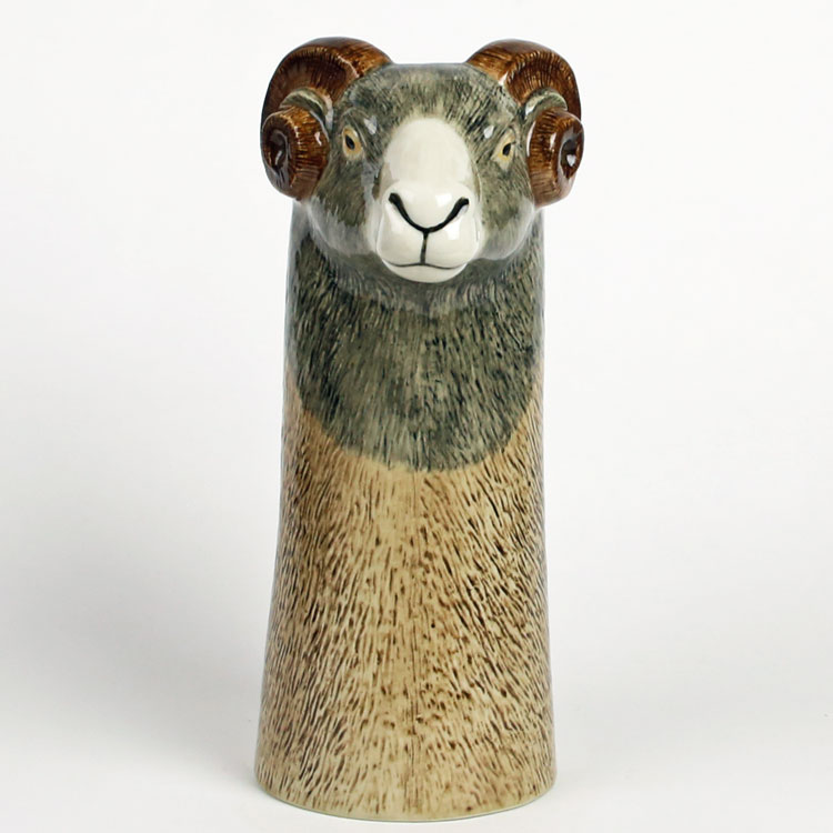 花瓶 羊 ヒツジ ひつじ 山羊 おしゃれ 可愛い 陶器 大きい 動物