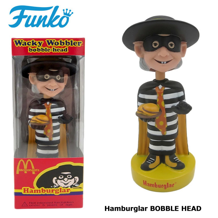 FUNKO ボビングヘッド ハンバーグラー BOBBLE HEAD 首振り人形 WACKY