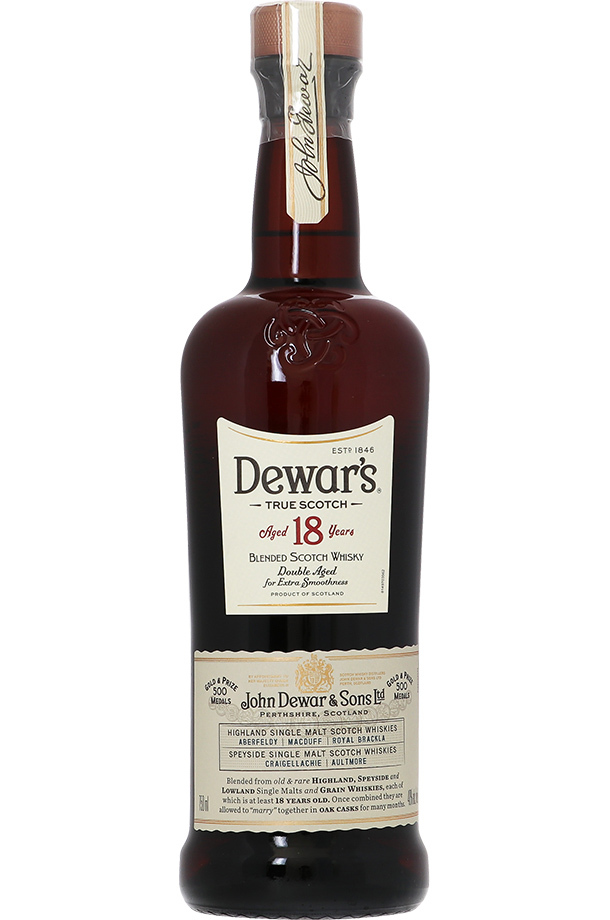 デュワーズ ウイスキー 18年 40度 正規 箱付 750ml スコッチ 洋酒